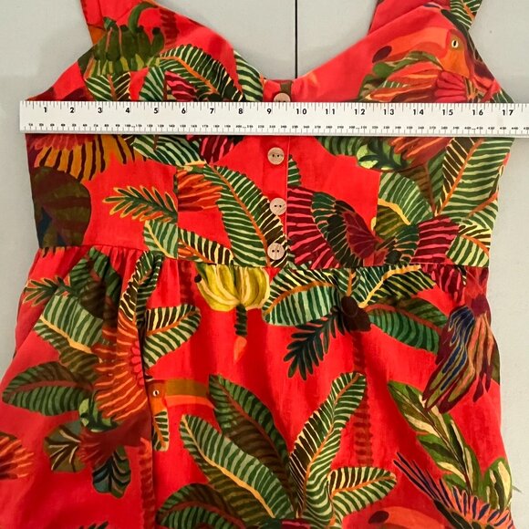 FARM Rio Red Tropical Mini Dress - Picture 14 of 15